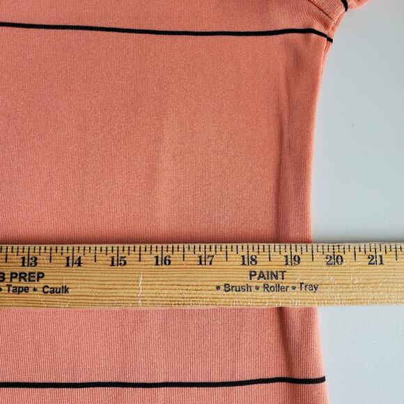 Misook Coral Black Colorblock Cardigan Jacket Sweater L Modern Classic Career - Picture 7 of 9